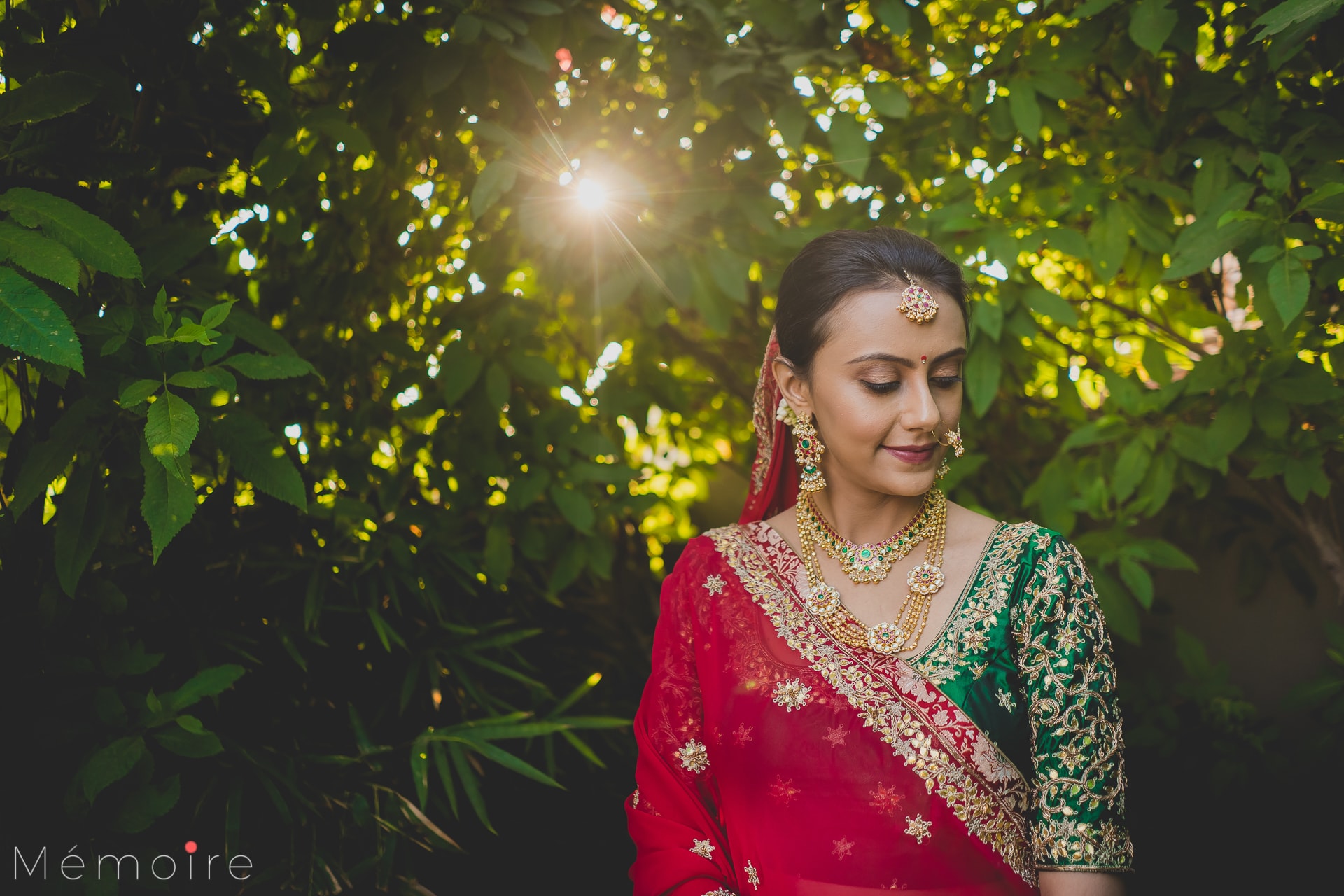 Bride and family